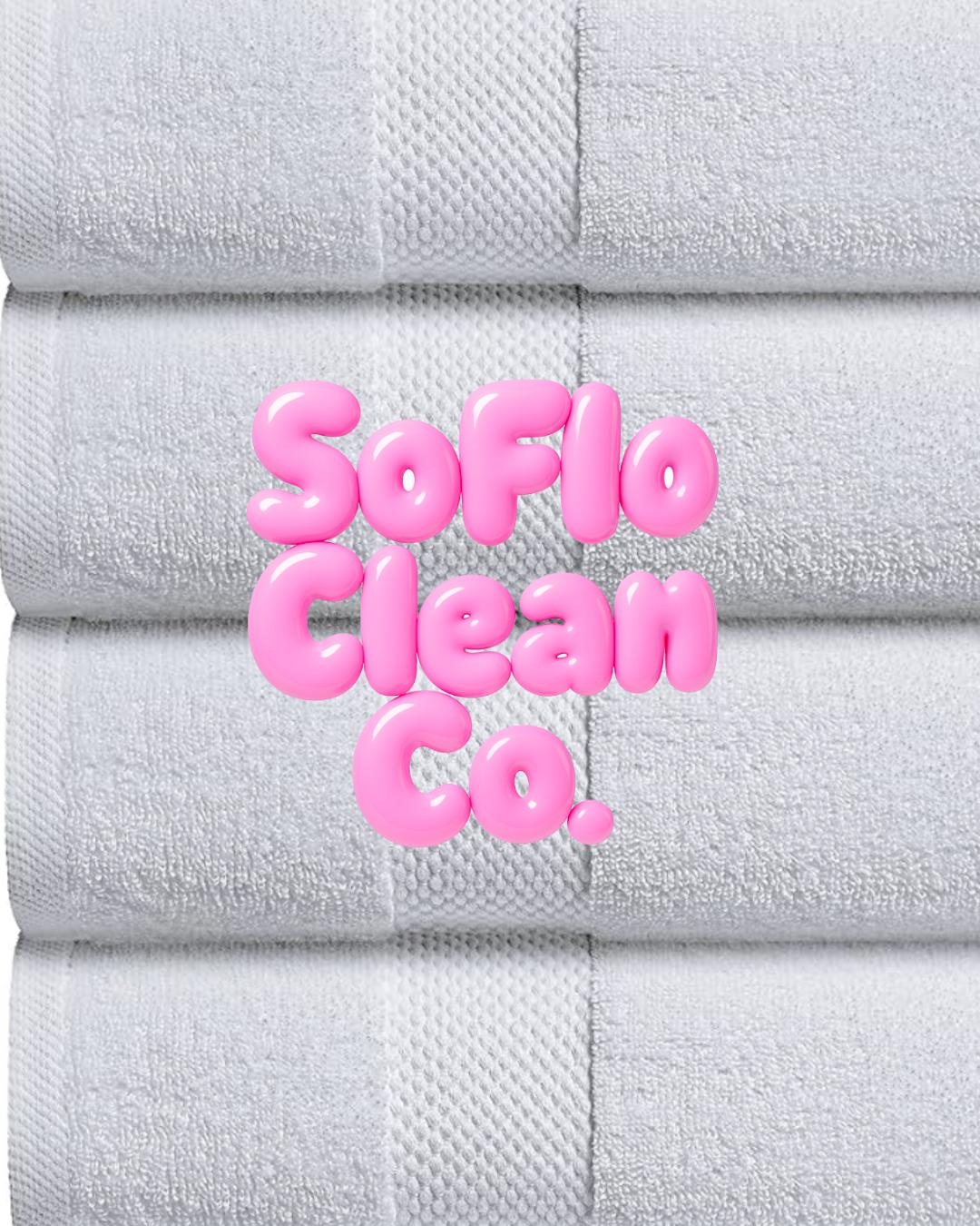SoFlo Clean Co. freshly washed towels